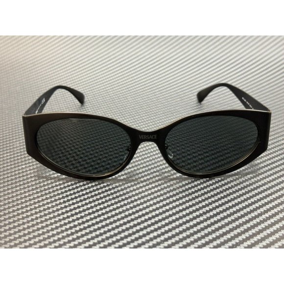 Versace Matte Black 56mm Womens Sunglasses main image 4
